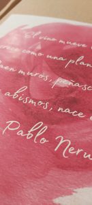 Texto de tarjeta caja vino